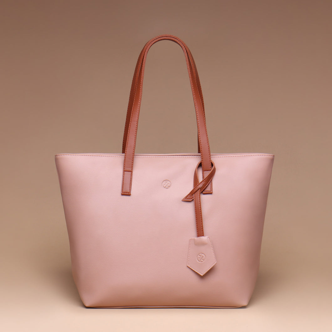 Indah Tote Bag Pink Brown