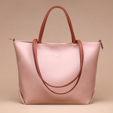 Load image into Gallery viewer, Ivonne Tote Bag Pink Brown