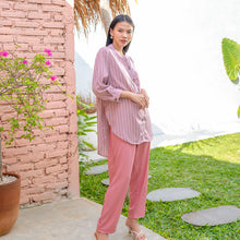 Load image into Gallery viewer, Silvertote Apparel Pakaian Wanita Erin Stripe Set Pants