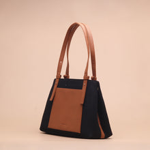 Load image into Gallery viewer, Silvertote Tas Tote Wanita Bella Totebag Black Brown