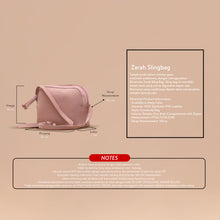 Load image into Gallery viewer, Silvertote Tas Selempang Wanita Zarah Sling Bag French Pink