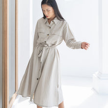 Load image into Gallery viewer, Silvertote Apparel Pakaian Wanita Hiroko Linen Dress