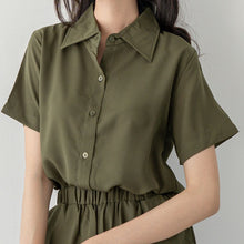 Load image into Gallery viewer, Silvertote Apparel Pakaian Wanita Keiko Short Pants Set