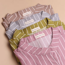 Load image into Gallery viewer, Silvertote Apparel Pakaian Wanita Erin Stripe Set Pants