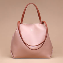 Load image into Gallery viewer, Ivonne Tote Bag Pink Brown
