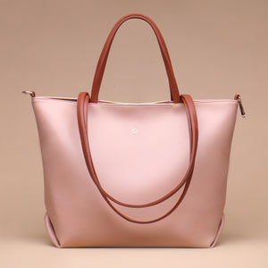 Ivonne Tote Bag Pink Brown