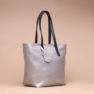 Indah Tote Bag Silver Black
