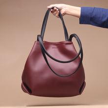 Load image into Gallery viewer, Ivonne Tote Bag Maroon
