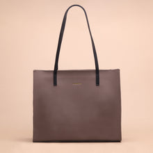Load image into Gallery viewer, City CB Totebag Taupe Black

