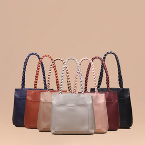 Tas Tote Wanita Silvertote Nathalie Pink