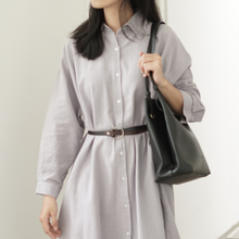 Load image into Gallery viewer, Silvertote Pakaian Wanita Tomoko Linen Dress
