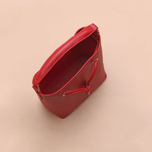 Load image into Gallery viewer, Suri Mini Bucket Bag Maroon
