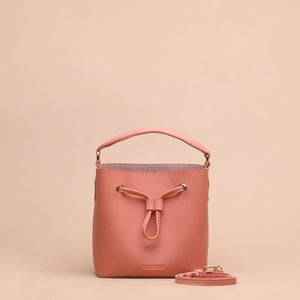 Suri Mini Bucket Bag Pink Salem