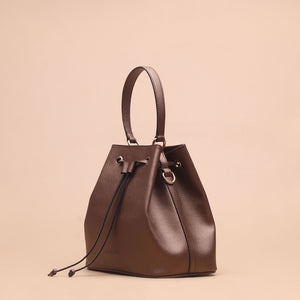 Silvertote Tas Bucket Wanita Lexy Bucket Bag Bronze