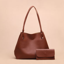 Load image into Gallery viewer, Silvertote Tas Tote Wanita Mona Totebag Brown
