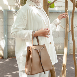 Silvertote Tas Bucket Wanita Lexy Bucket Bag Bronze