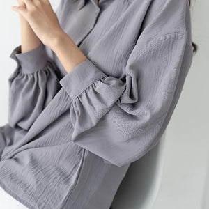 Silvertote Apparel Pakaian Wanita Millie Long Sleeve Top