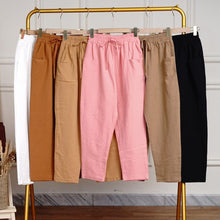 Load image into Gallery viewer, Silvertote Apparel Pakaian Wanita Saka Linen Pants

